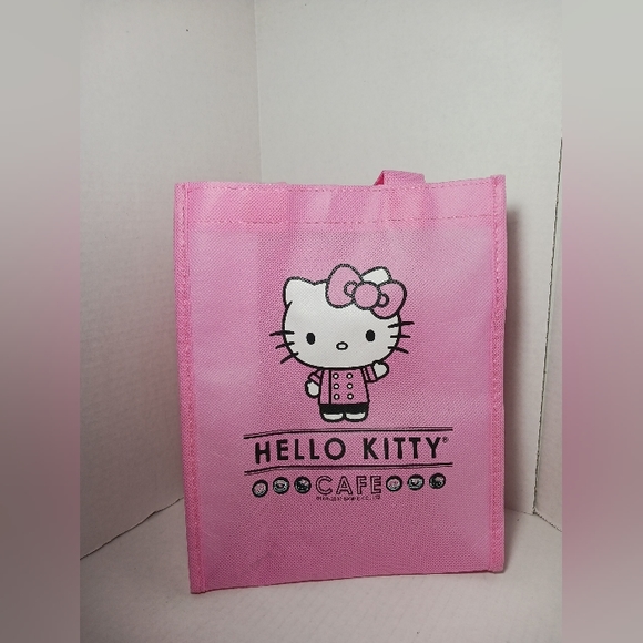 Hello Kitty Cafe Pink Tote Bag - Picture 1 of 13